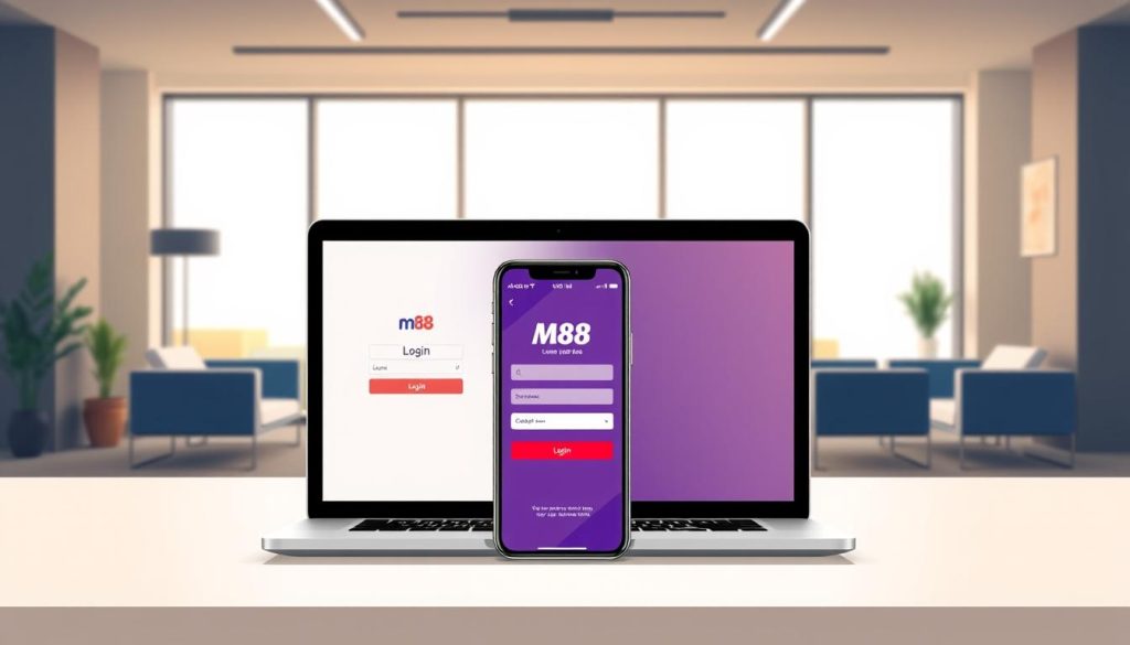 ขั้นตอนการเข้าสู่ระบบ M88