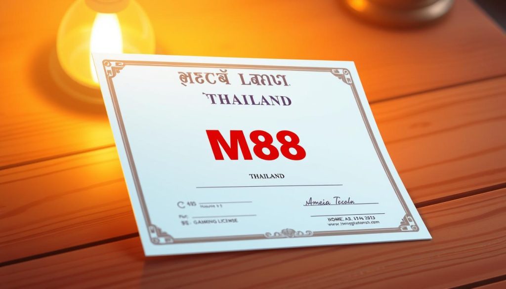 ใบอนุญาตเกมส์ M88 Thailand