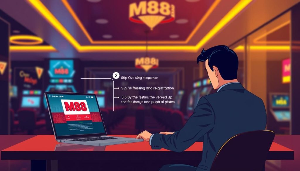 วิธีการสมัคร m88